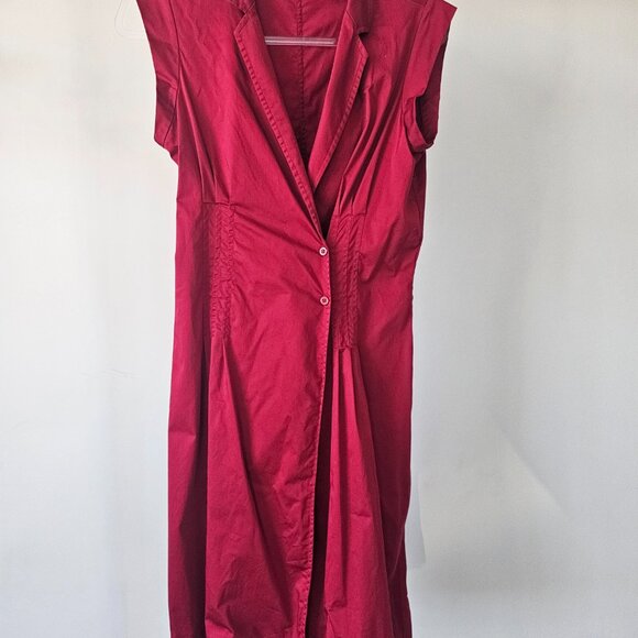 Guess by Marciano Cranberry Crop-Sleeve Shirtdress - Picture 8 of 8
